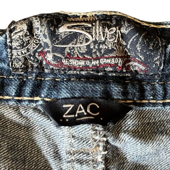 Mens Silver Zac Jeans - W34 L32 - 100% Cotton - Picture 6 of 13